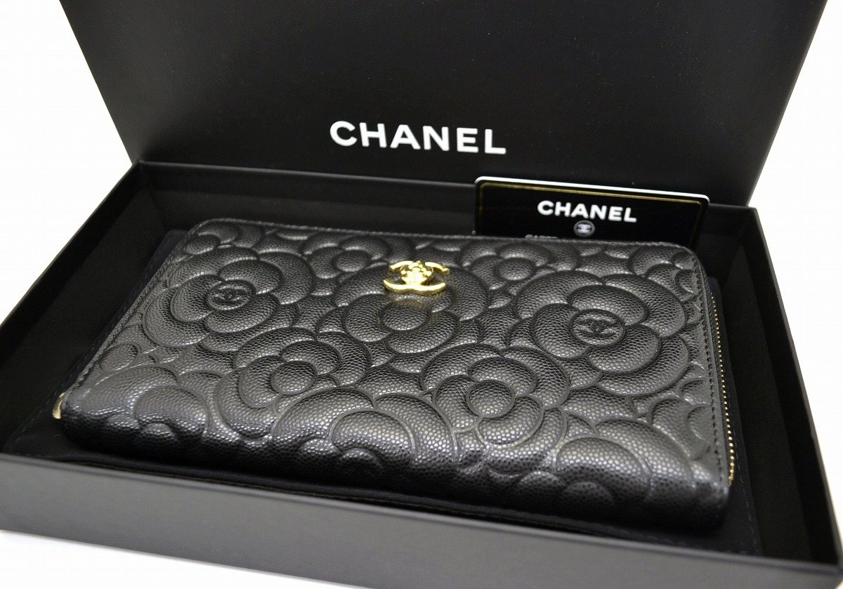 楽天市場】【新品未使用品】【財布】CHANEL シャネル カメリア ココ