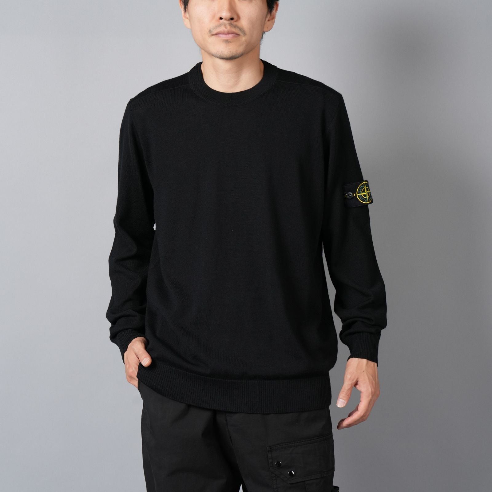 STONE ISLAND - 【ラスト1点】510C4 / LIGHT RWS PURE WOOL / クルー