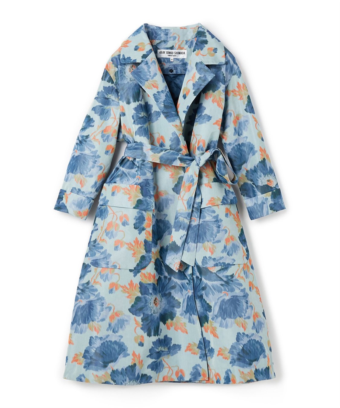 フラワー柄ロングコート 49AV JUNKO SHIMADA｜クロスプラス公式通販サイト