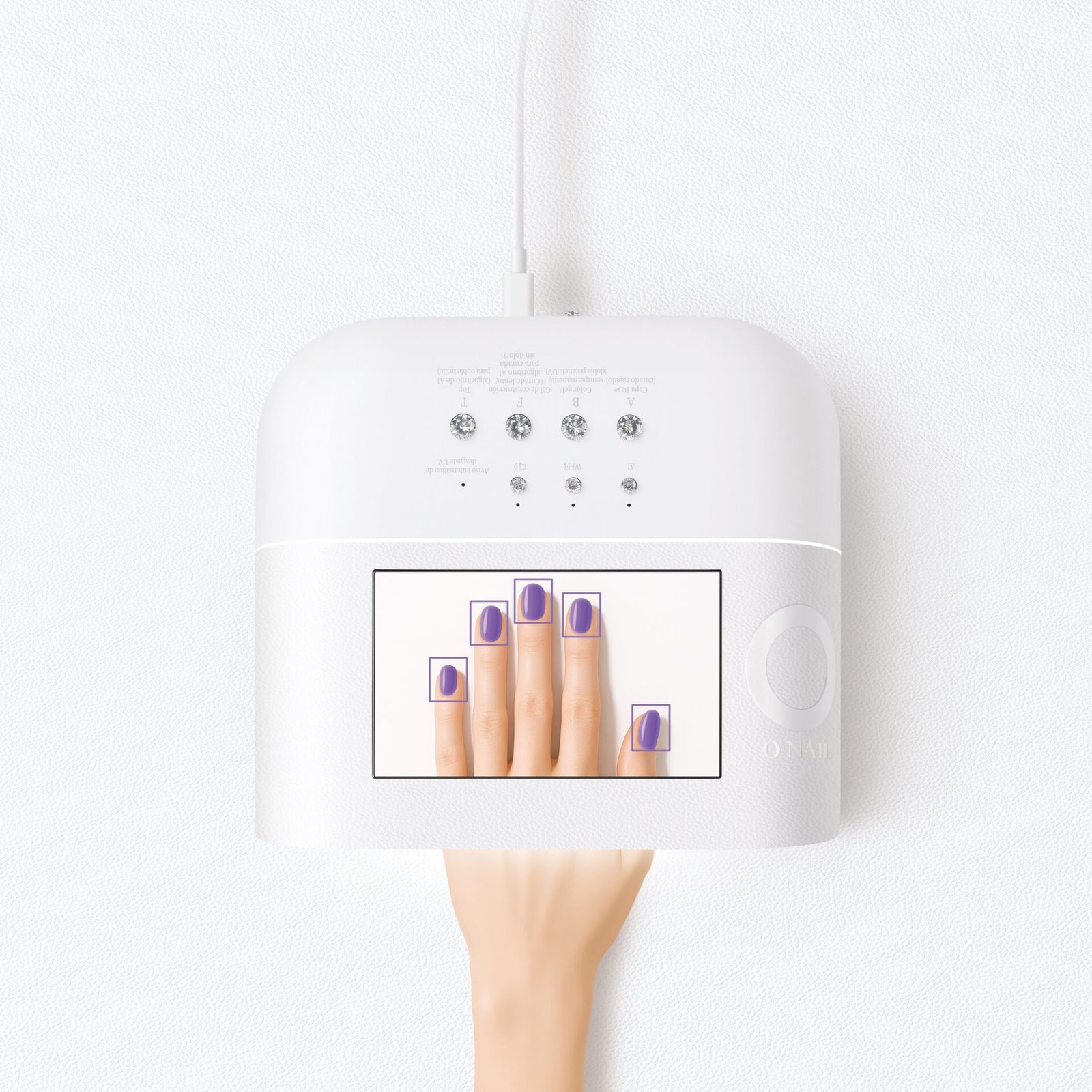 ONail Skin Health No.1 AI Nail Lamp - Smart UV/LED Lamp with AI