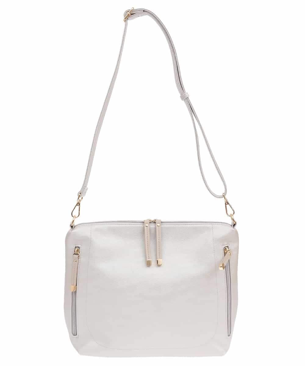 2WAY]パンチングハンドルサイドファスナーバッグ(トートバッグ) | MK