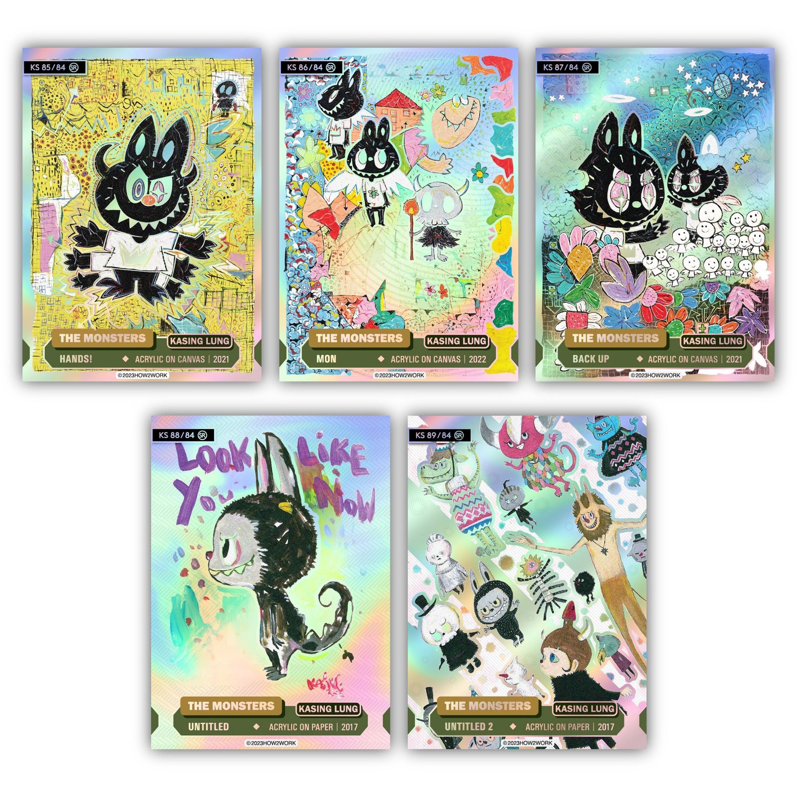 How2work The Monsters Series 2 Kashing Lung Labubu 1st Edition