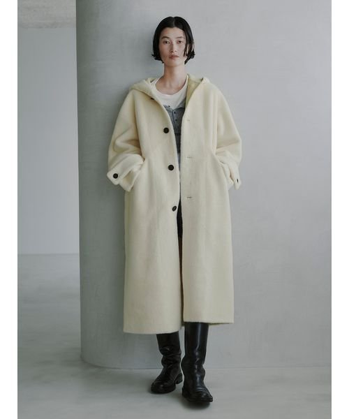 MIESROHE（ミースロエ） コート アウター フェイクファーロングフード