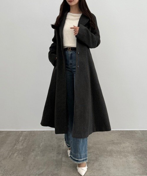 NOLLEY'S（ノーリーズ） チェスターコート 36 ダークブラウン