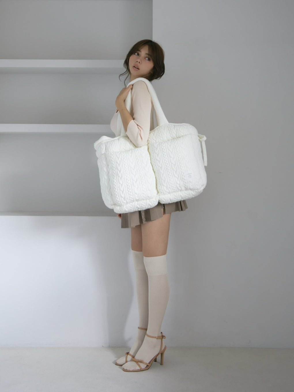 ANDMARY】Mary quilting knit bag