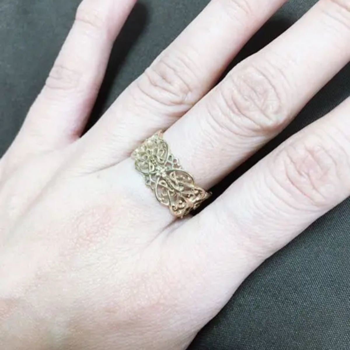 agete classic k10 透かし リング アガット 13号｜Yahoo!フリマ（旧