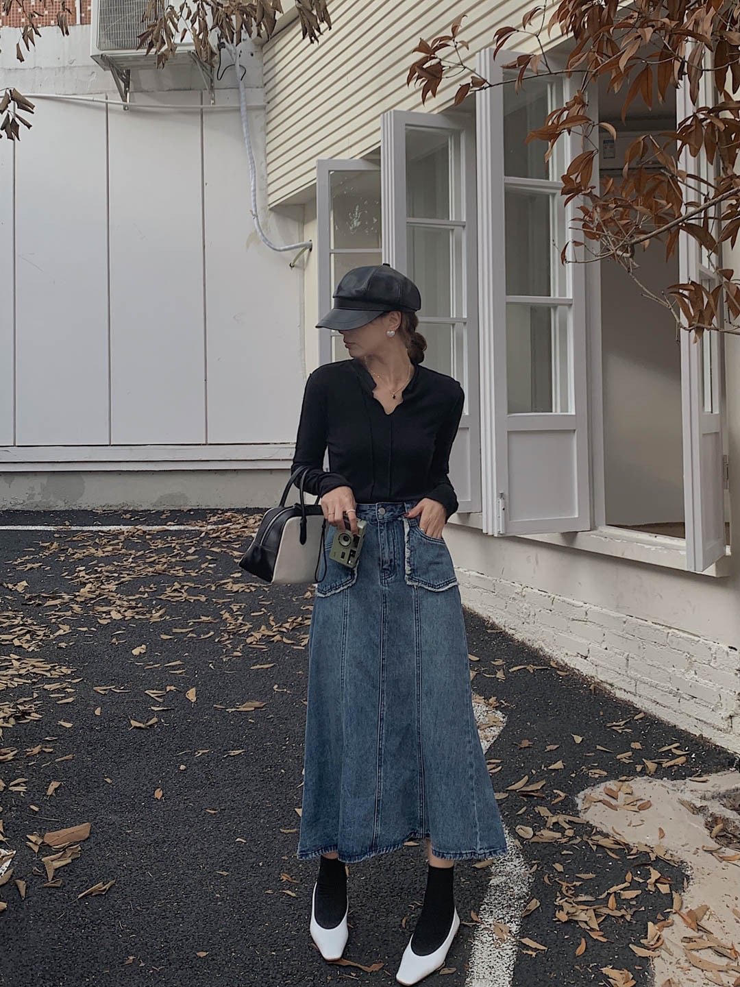 スカート】 デニム スカート 春 夏 秋 冬 ロング マーメイド スカート