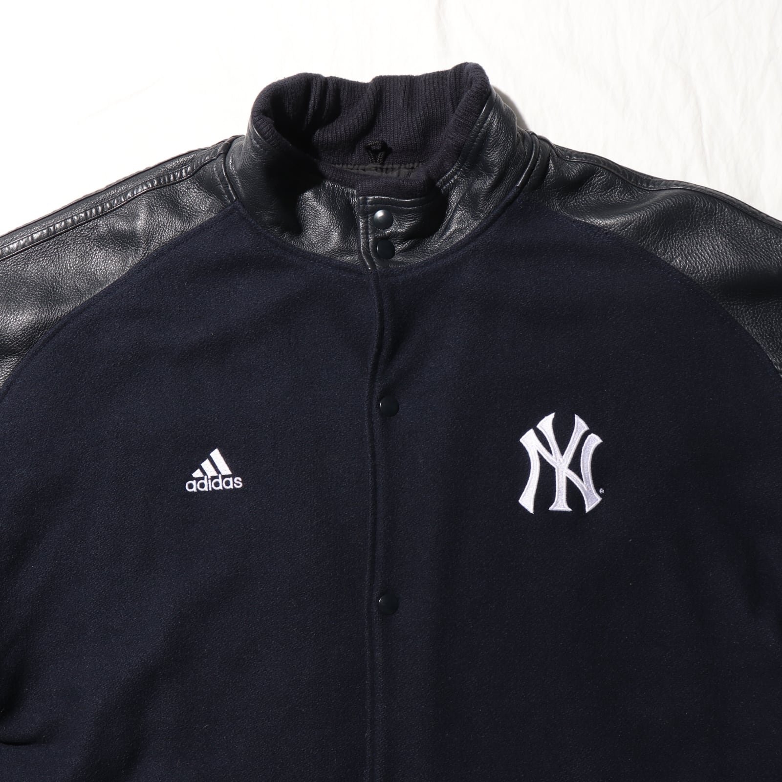 美品 XL adidas Yankees 80s 90s カナダ製 レザージャケット