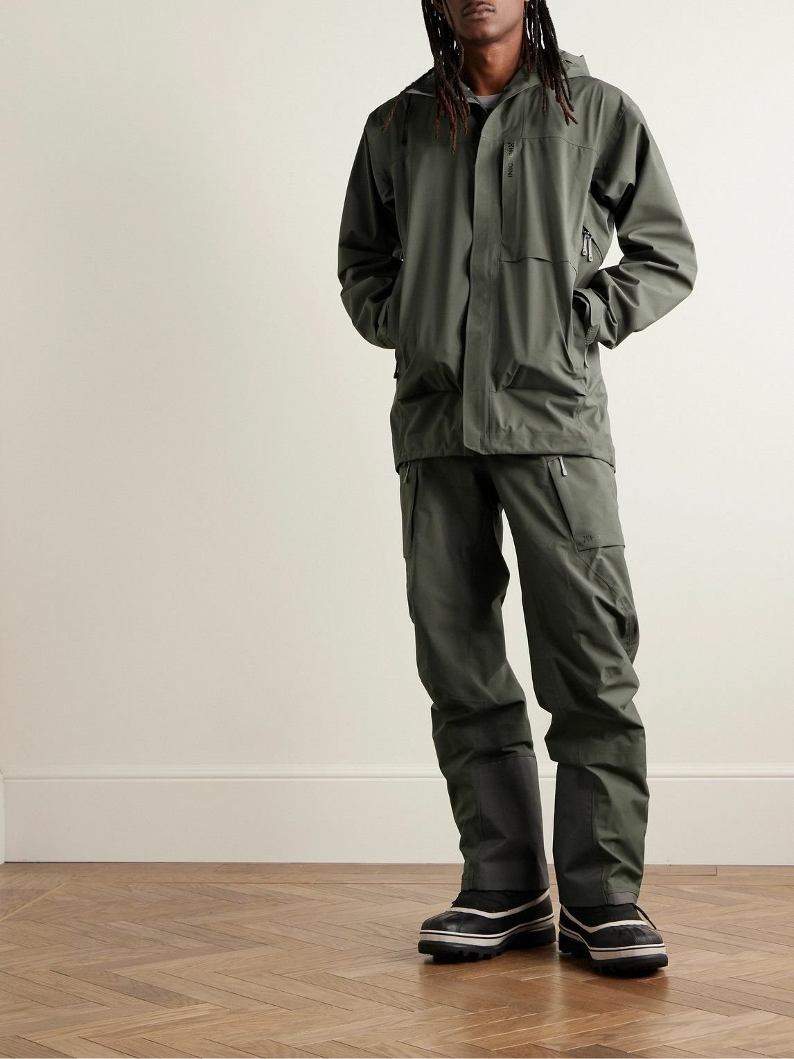 Houdini - Rollercoaster Recycled Hooded Ski Jacket - Green Houdini