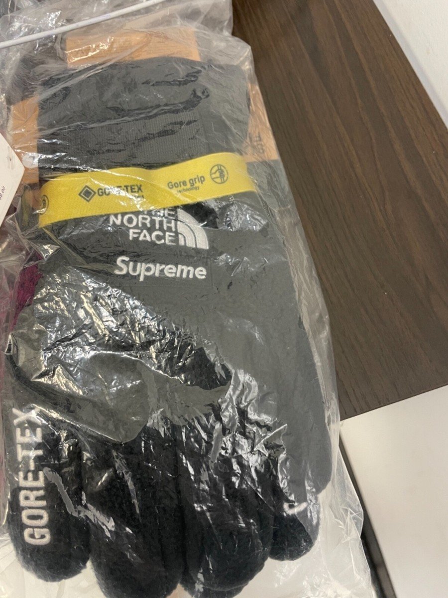 Supreme The North Face SS20 RTG Fleece Gloves black large NWT | eBay