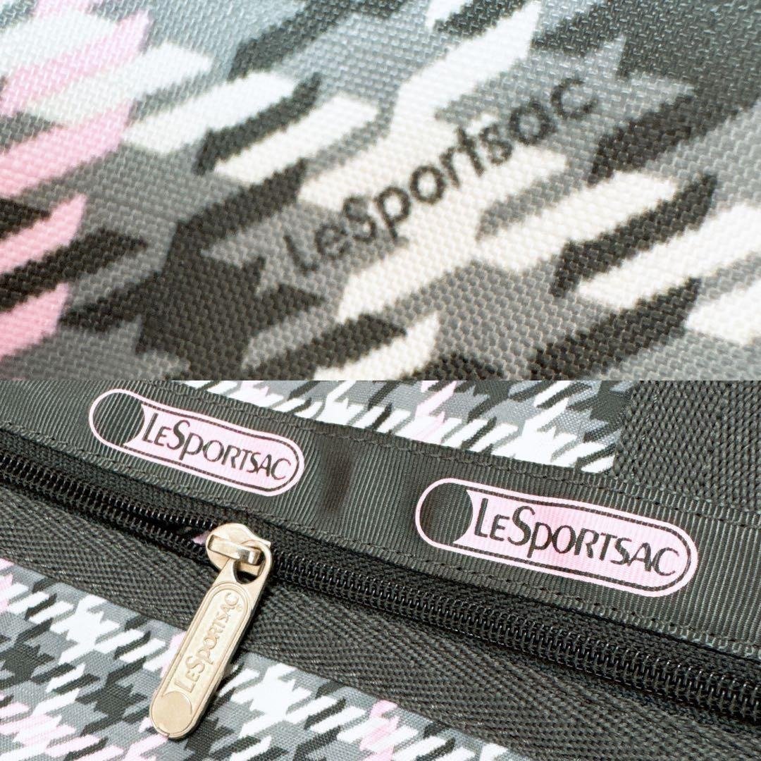 LeSportsac - 美品おしゃれ ポーチ付きレスポートサック 千鳥格子