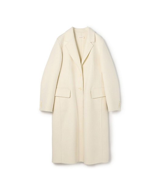 ダブルフェイスメルトンビーバー チェスターコート | maison