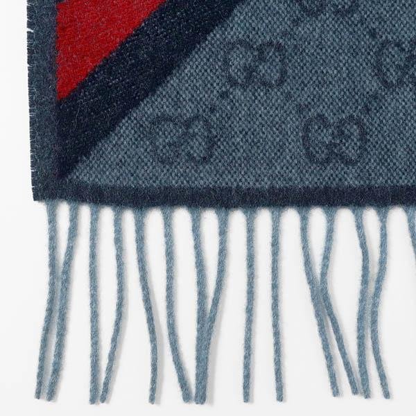 GUCCI（グッチ） ストール メンズ レディース ウール100% GG柄