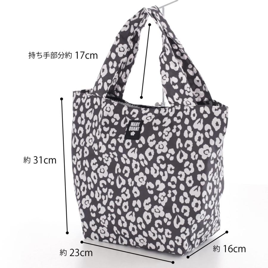 MARY QUANT（マリークヮント） エコバッグ/マイバッグ(大) レオパード
