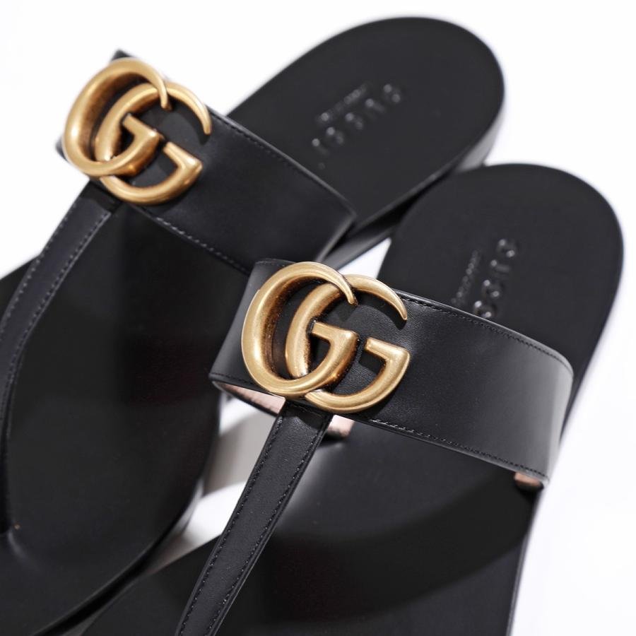 GUCCI（グッチ） トングサンダル 497444 A3N00 レディース レザー