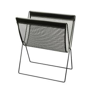 SAKI(サキ) セルフワゴン・メッシュ×レザー調PVC ホワイト R-358