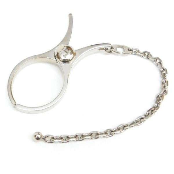 HERMES（エルメス） グローブホルダー 手袋ホルダー フィルー シルバー