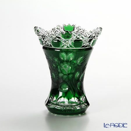 マイセン（Meissen） マイセンクリスタル 花瓶（レッド） 13cm MOF