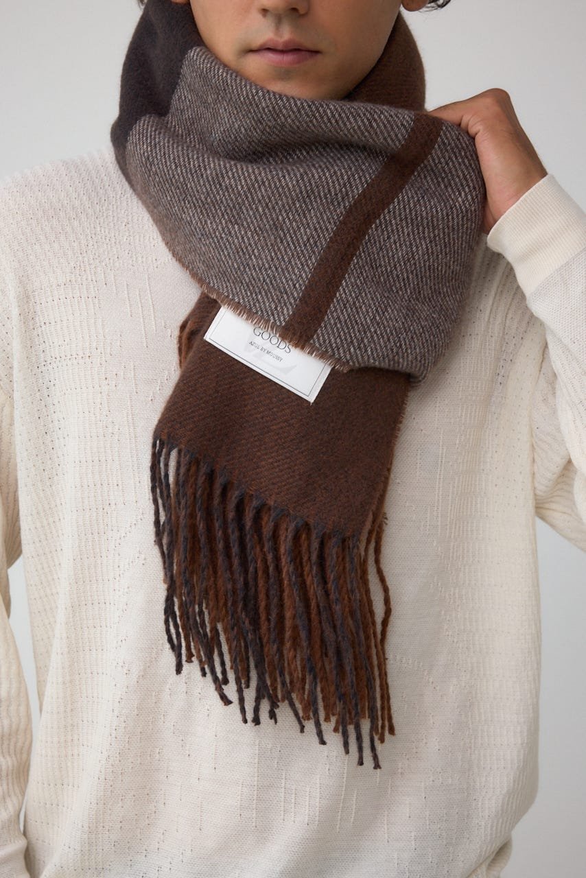 AZUL BY MOUSSY | リバーシブルマフラー (ストール・マフラー ) |SHEL