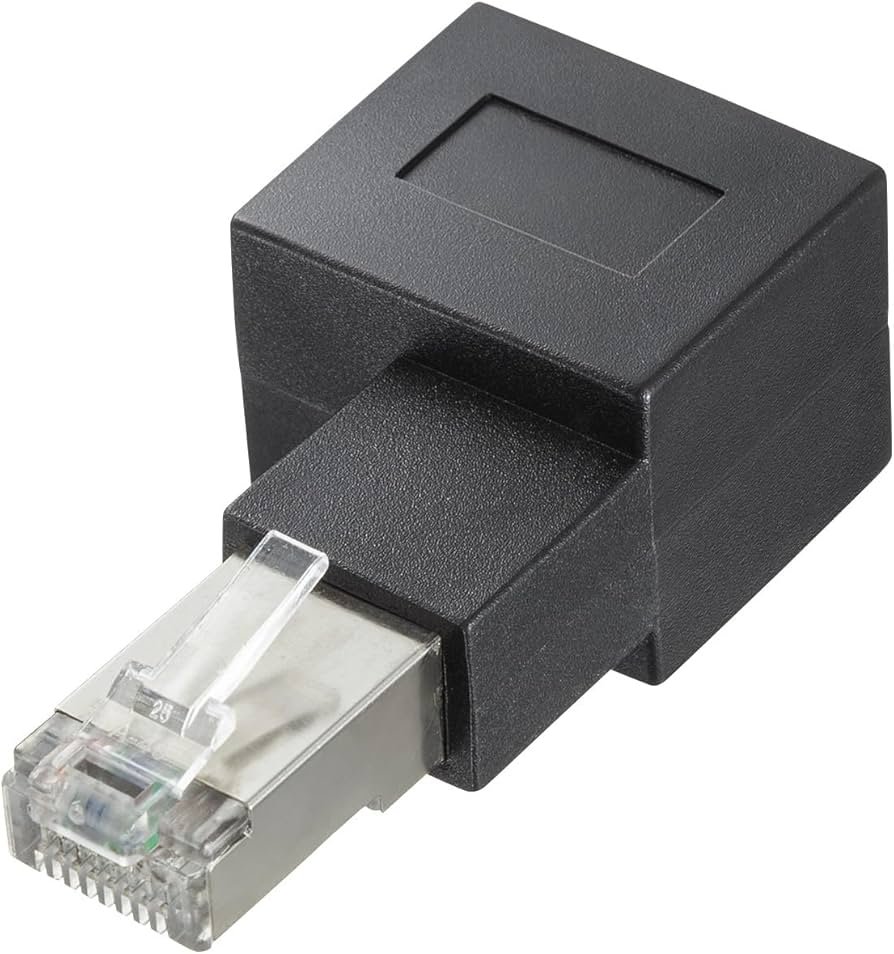 Amazon.co.jp: サンワサプライ(Sanwa Supply) RJ-45L型変換アダプタ(右