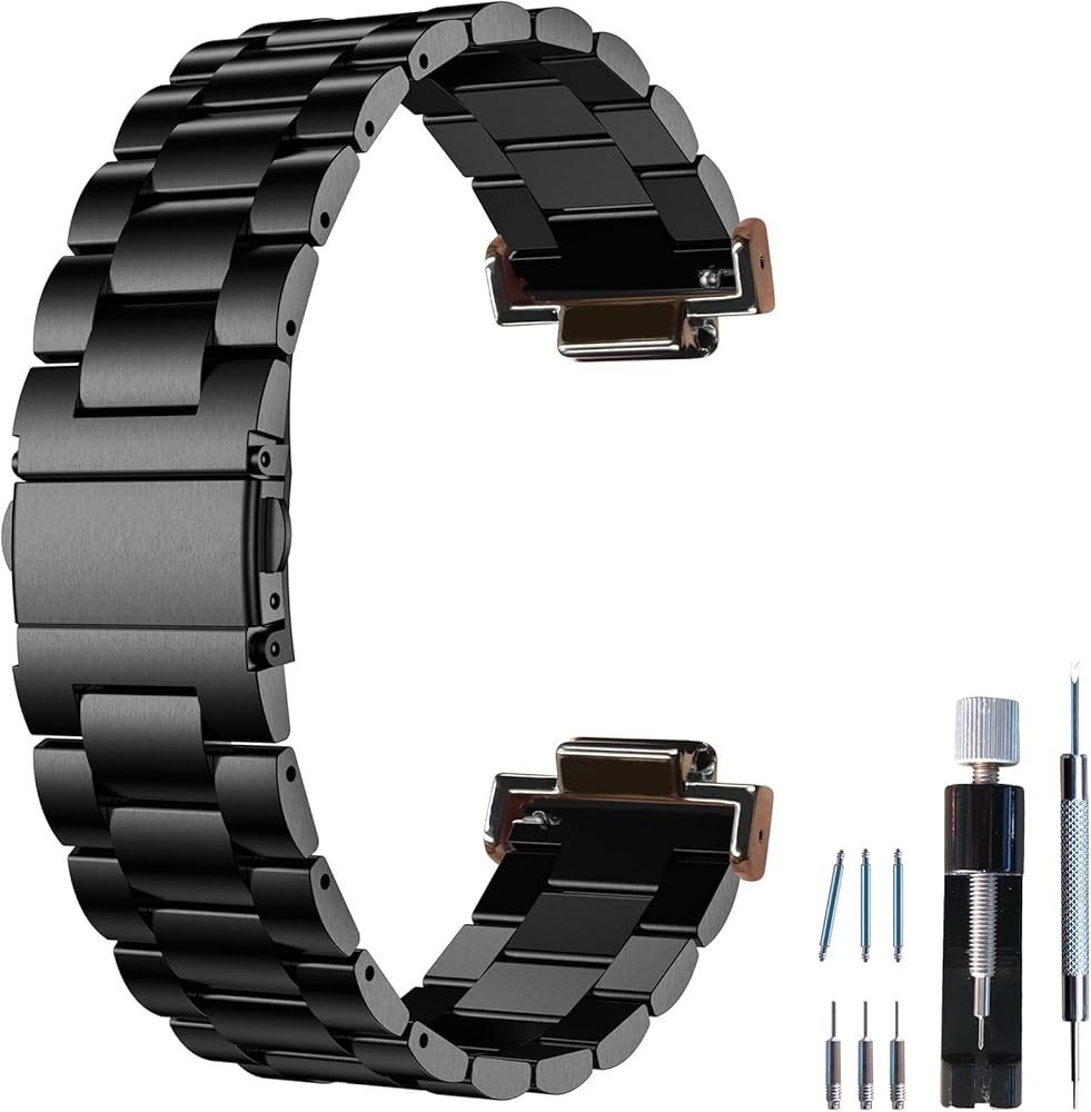 Amazon.co.jp: Hijiawee バンド ソリッドステンレススチールメタル