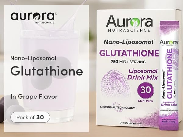 Amazon.com: Aurora Nutrascience Nano-Liposomal Glutathione, Grape
