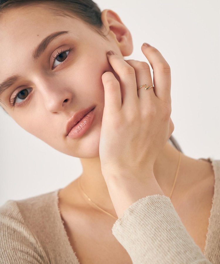 レイヤード] K10YG ウェーブ リング（710997） ｜ women（ウィメンズ