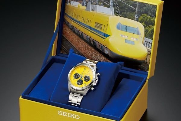 セイコー、幸せの黄色い新幹線「ドクターイエロー」運行20周年記念