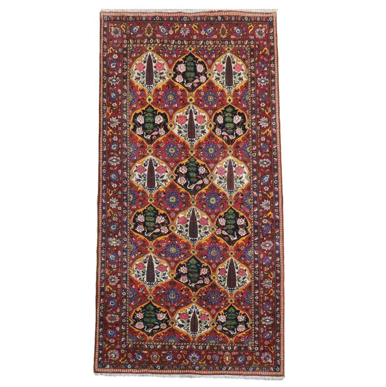 ペルシャ絨毯バクティアリ297×158cm(FX-11036） – ギャッベ＆ペルシャ