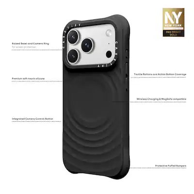 CASETiFY Apple iPhone 17 Pro Max Ripple Case Black CTF-34739847