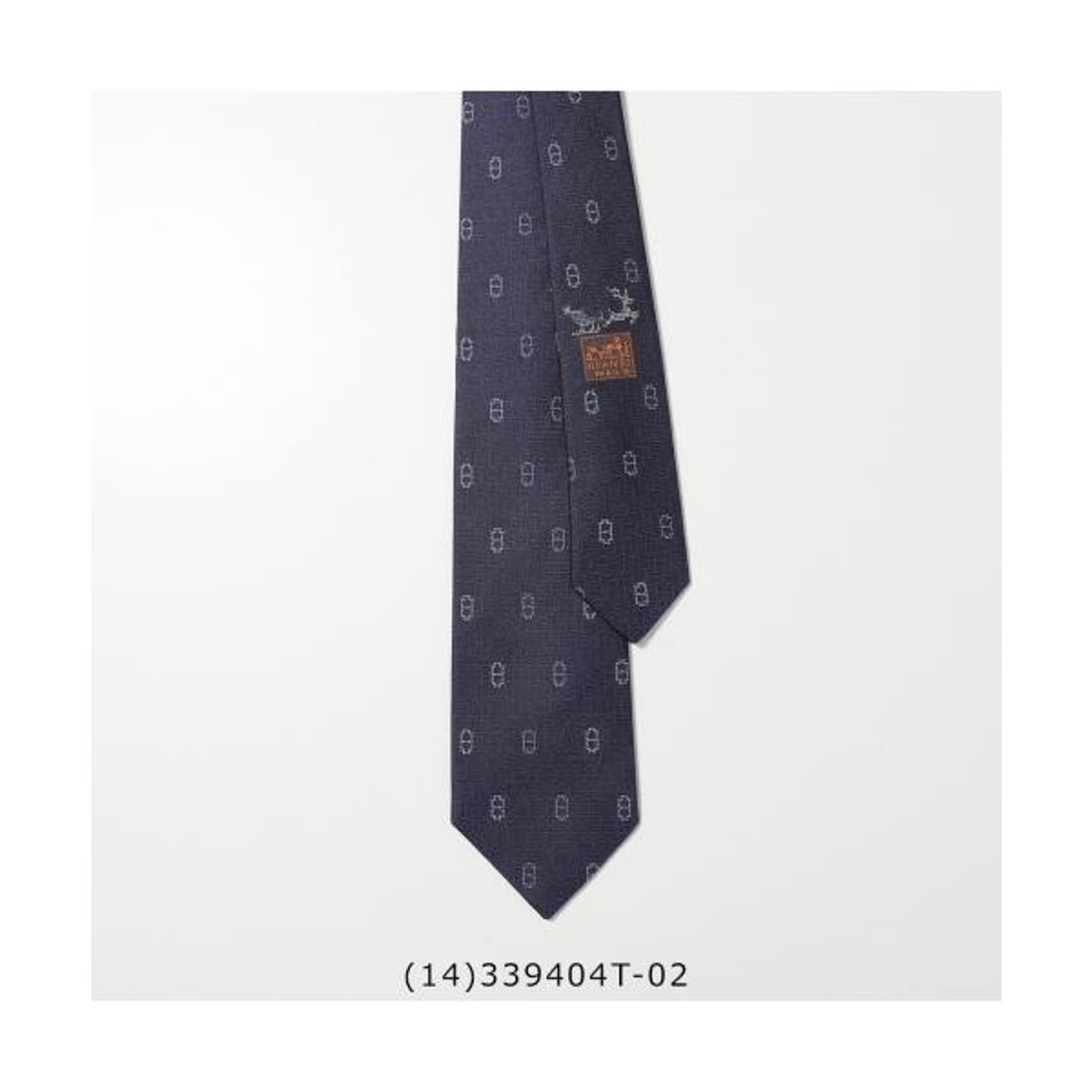 エルメス Hermes HERMES ネクタイ TIE 7cm フランス製 シルク （(19