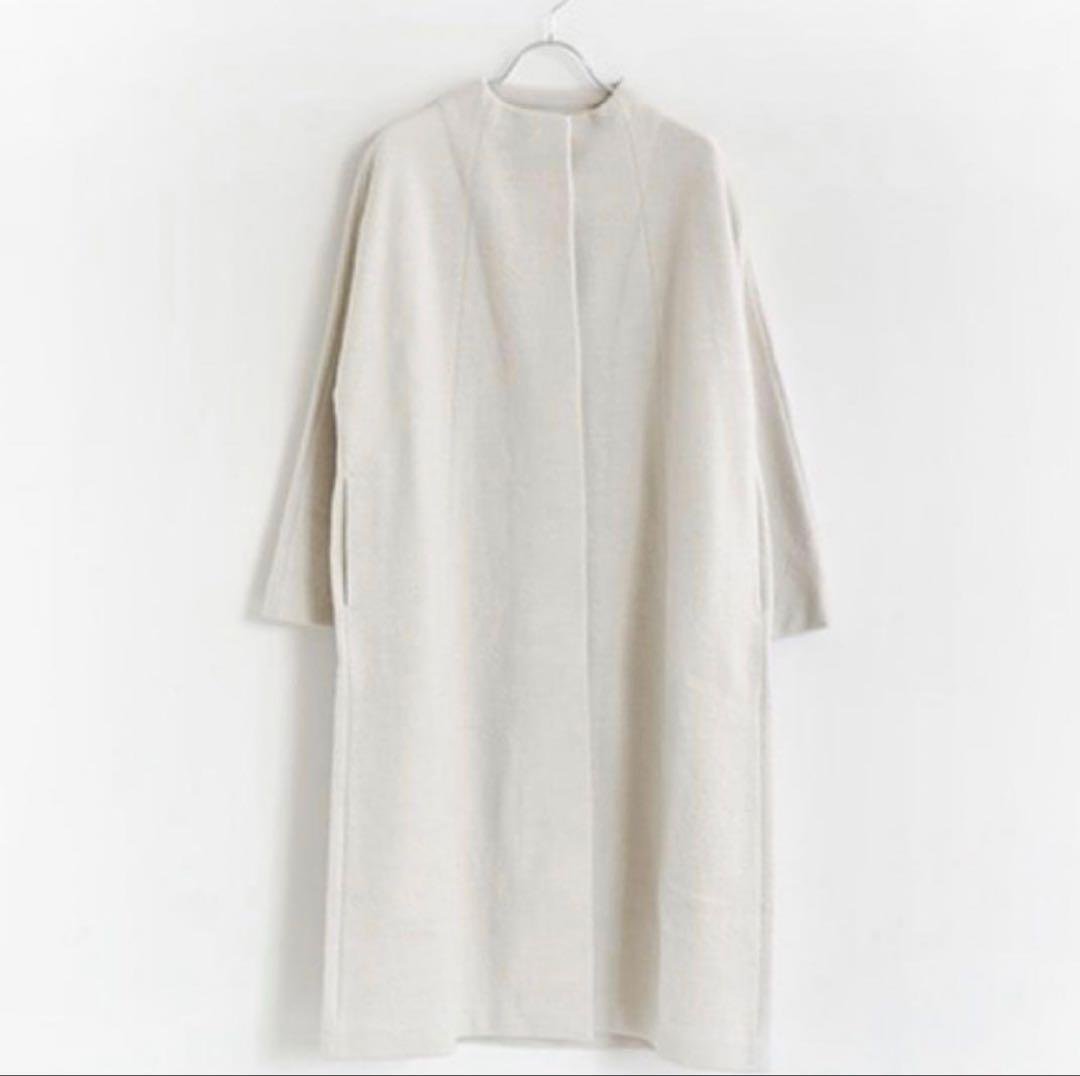 ジャケット・アウター evam eva press wool coat ivory 2 evam eva（エヴァムエヴァ） プレスウールショートコート press wool