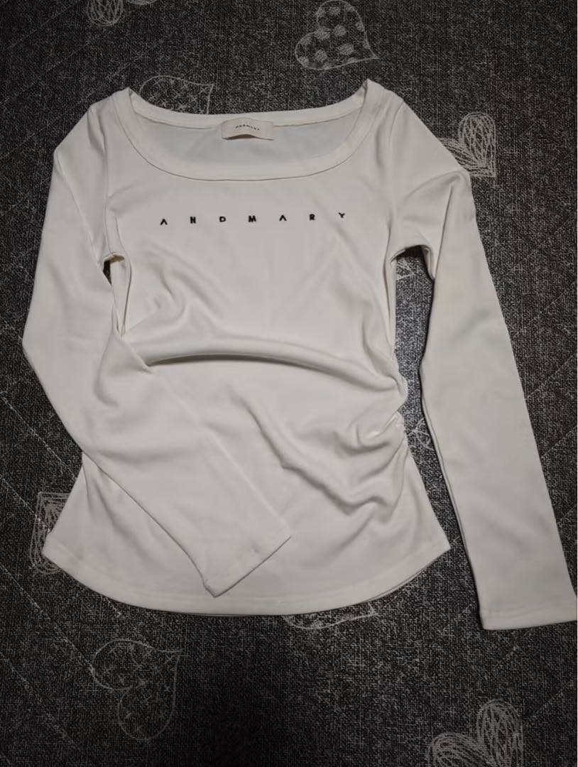 andmary Mary logo cable knit set ivory - メルカリ