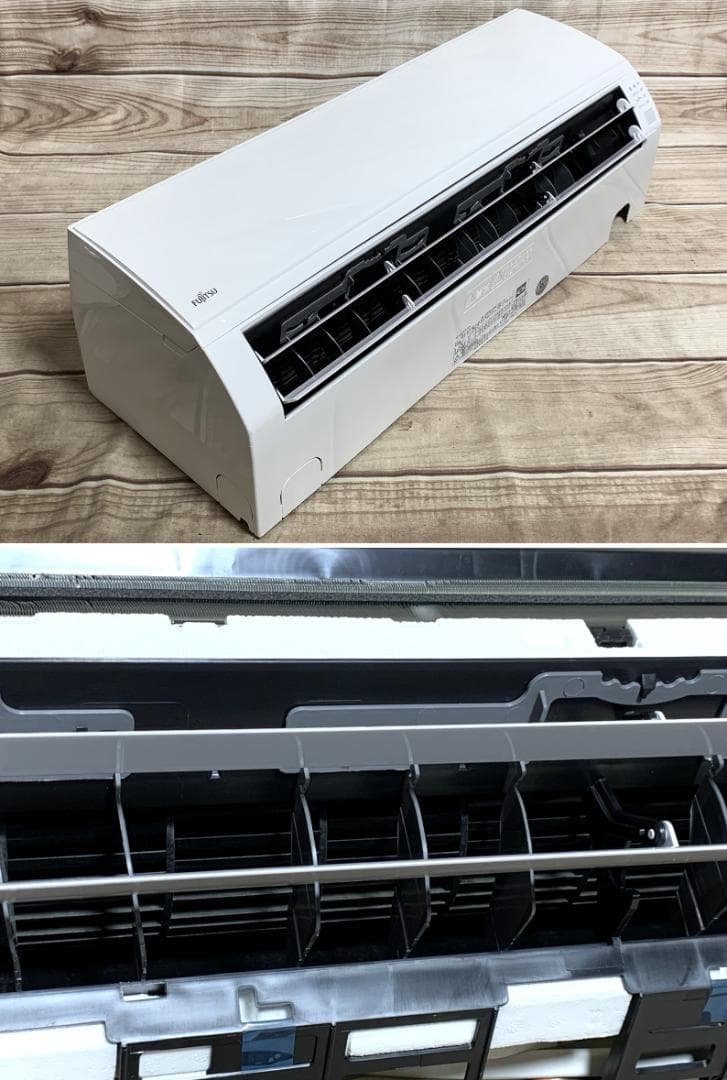 富士通 30畳 7.1kw 200V ノクリア エアコン 21年製 全清掃済♪