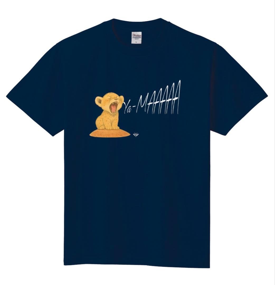 山本由伸 小ライオン Tシャツ インディゴM 山本由伸 グッズ tシャツ 山本由伸グッズ ワールドシリーズ ドジャース