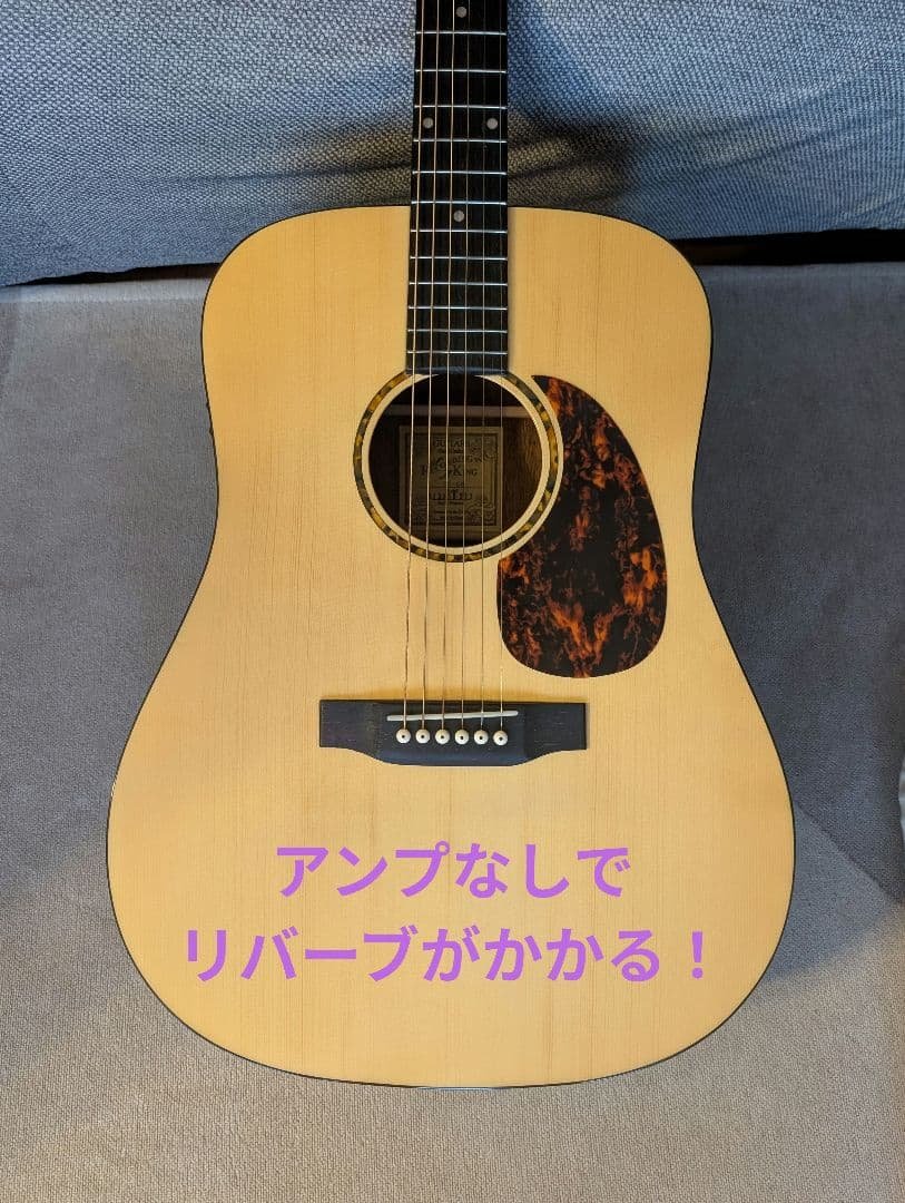 トップ単板美品★アンプ不要！リバーブやコーラスがかかる★　レコーディングキング トップ単板美品☆アンプ不要！リバーブやコーラスがかかる