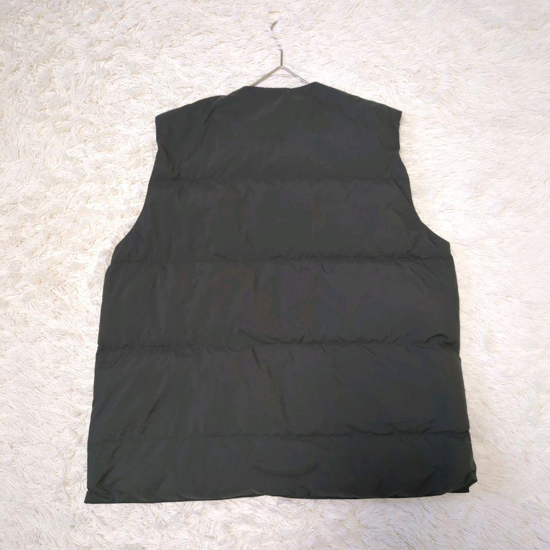 現行品 美品 マーガレットハウエル ミズノ ダウンベスト カーキ M