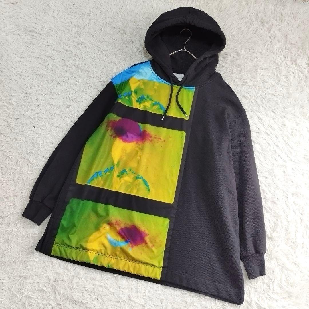 18036✨ドリスヴァンノッテン 21SS LEN LYE グラフィックパーカー 新品☆ドリスヴァンノッテン × Len Lye(レン・ライ) スウェット コラボ