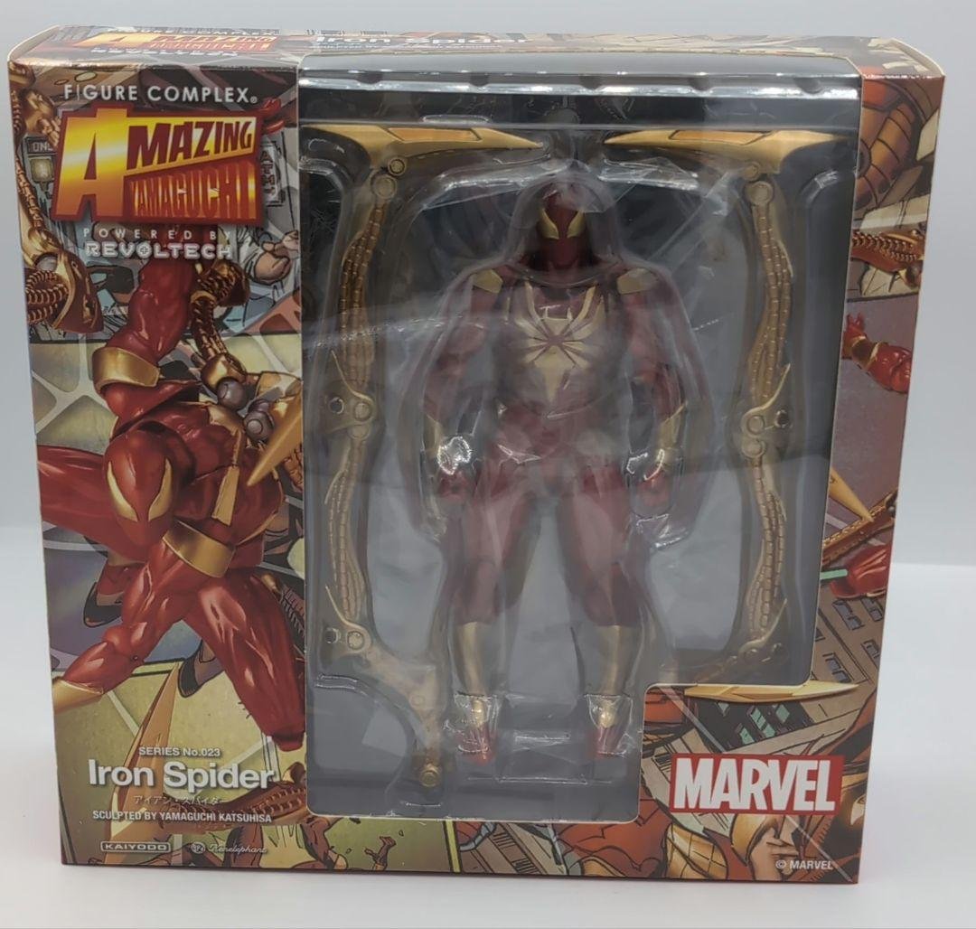 未開封　アメイジング・ヤマグチ　アイアン・スパイダー フィギュアレビュー】アメイジングヤマグチ アイアンスパイダー | エコ