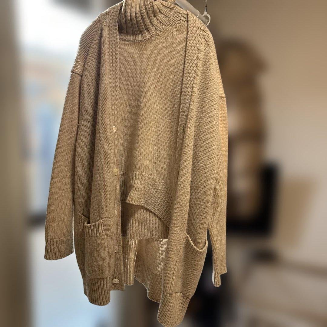 GALERIE VIE ギャルリーヴィー　ファインウール　ニット カーディガン GALERIE VIE（ギャルリー ヴィー）の「ファインウールライト Vネック