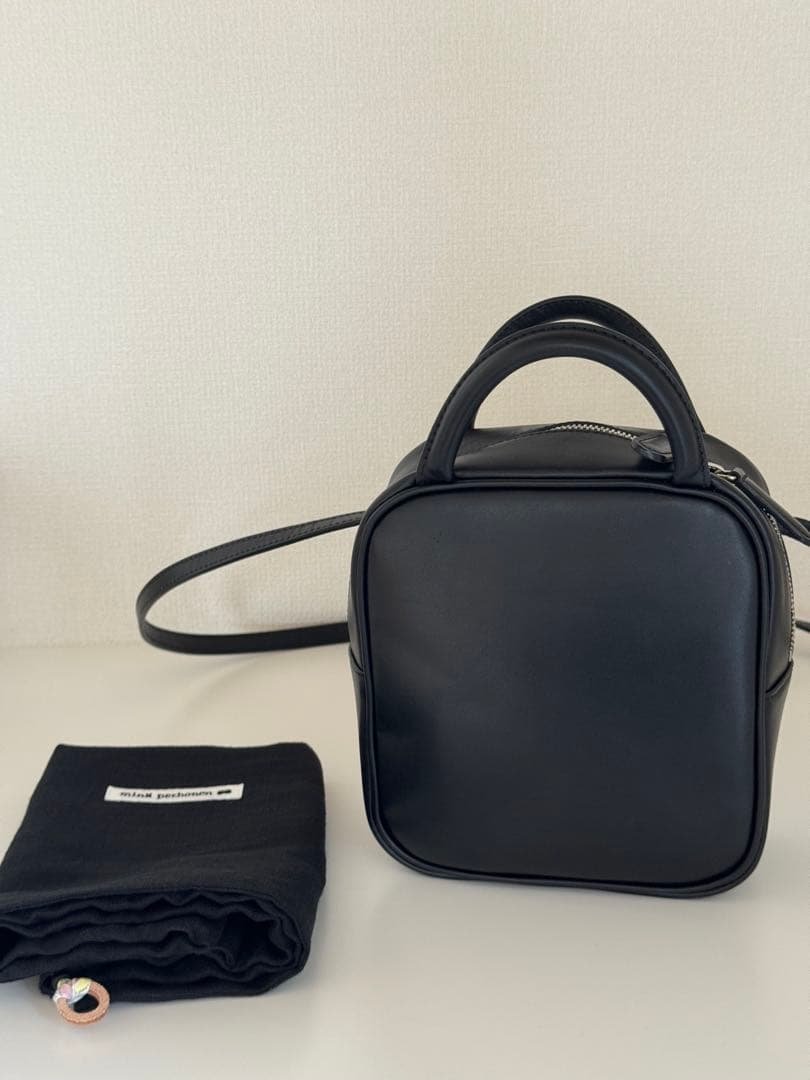 ミナペルホネン×ポーター　siemen bag ミニショルダーバッグ　ブラック siemen bag ミニショルダーバッグ - minä perhonen